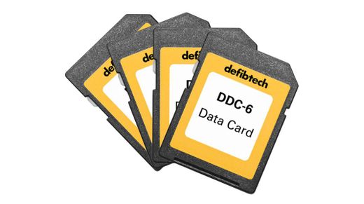 Tarjetas de almacenamiento de datos para desfibriladores Defibtech