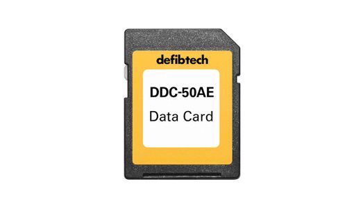 Tarjetas de almacenamiento de datos para desfibriladores Defibtech