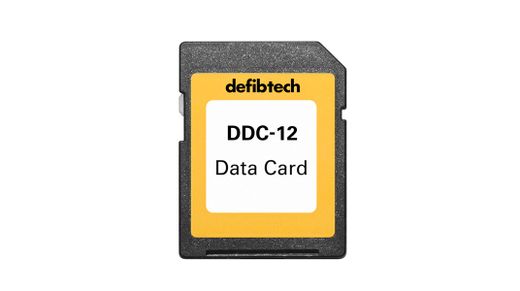 Tarjetas de almacenamiento de datos para desfibriladores Defibtech